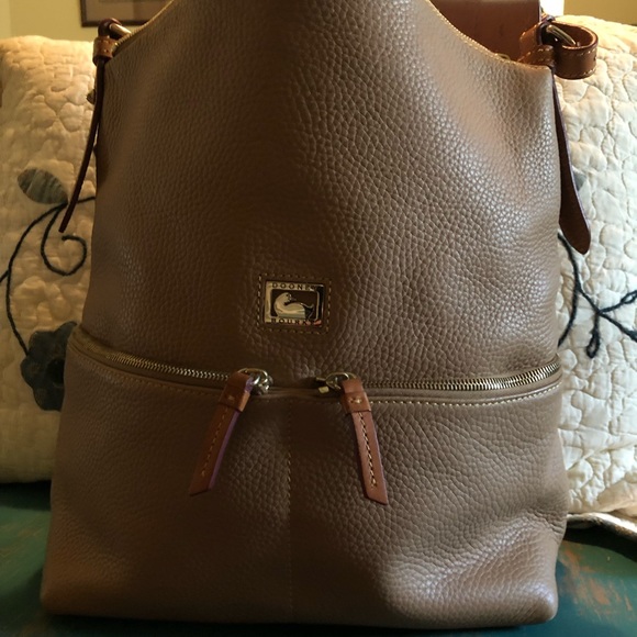 Dooney & Bourke Handbags - Dooney & Bourke Large Pebble Leather Hobo